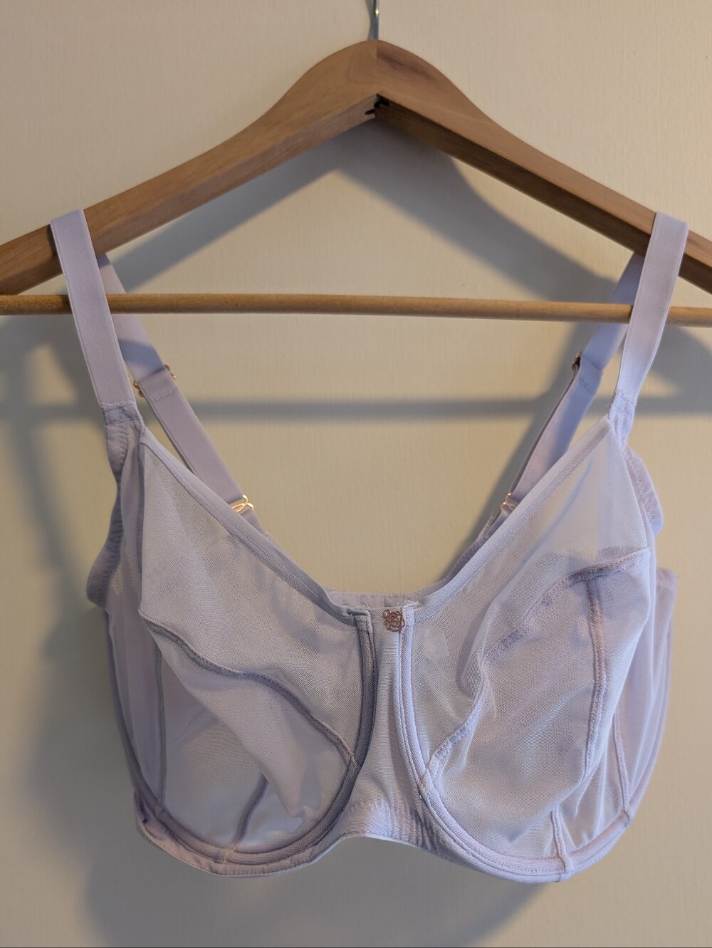 Skarlett Blue Light Lavender Sheer Underwire Bra